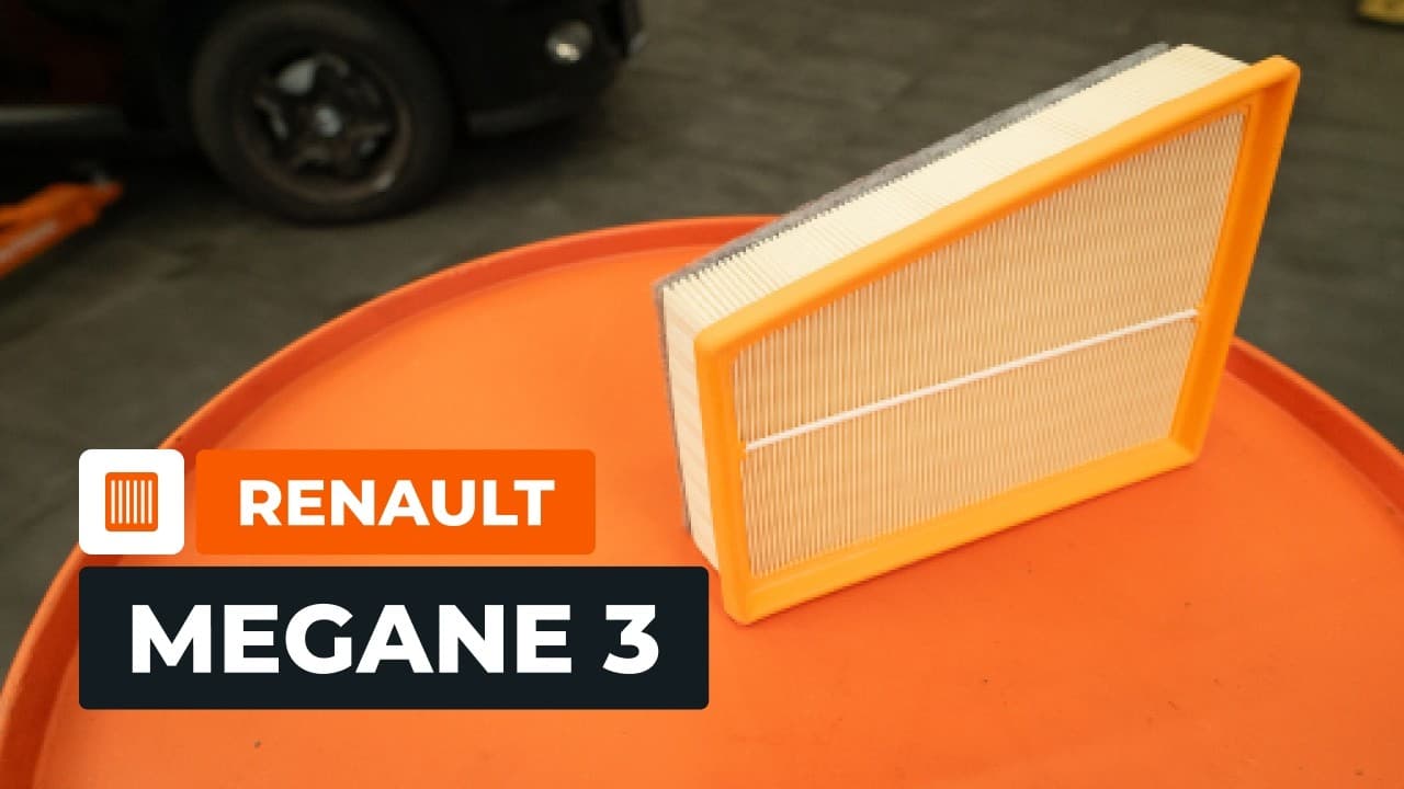 Byta luftfilter på Renault Megane 3 — snabbguide