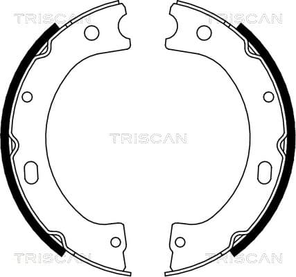 Bromsbackar handbroms från TRISCAN