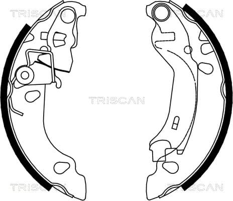 Bromsbackar från TRISCAN