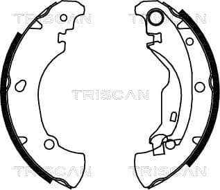 Bromsbackar från TRISCAN