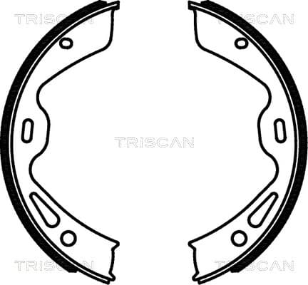 Bromsbackar handbroms från TRISCAN