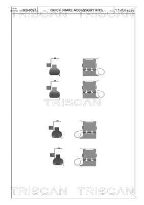 Broms monteringssats från TRISCAN