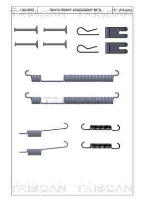 Broms monteringssats från TRISCAN