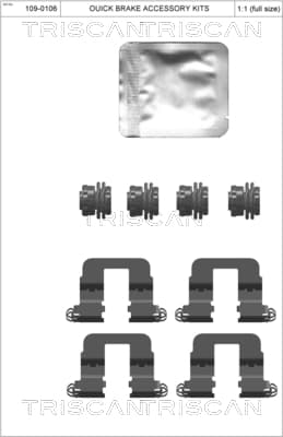 Broms monteringssats från TRISCAN