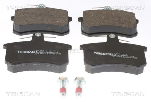 Bromsklossar fram från TRISCAN
