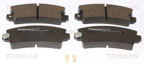 Bromsklossar fram — Framaxel från TRISCAN