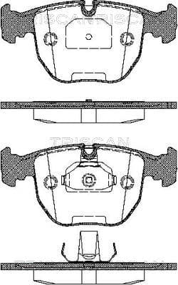 Bromsklossar fram — Framaxel från TRISCAN
