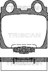 Bromsklossar bak — Bakaxel från TRISCAN