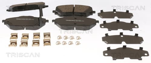 Bromsklossar fram från TRISCAN