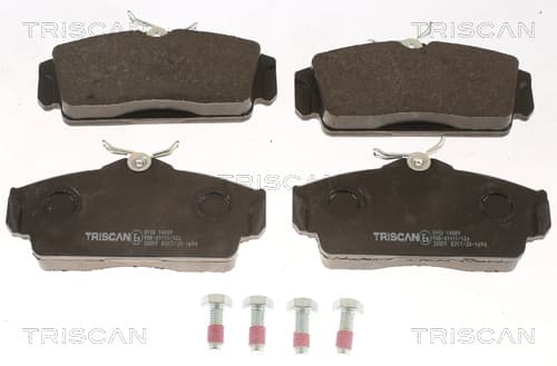 Bromsklossar fram från TRISCAN
