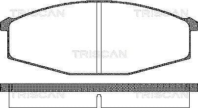 Bromsklossar fram — Framaxel från TRISCAN