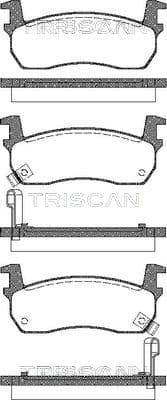 Bromsklossar fram — Framaxel från TRISCAN