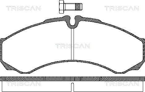 Bromsklossar fram — Framaxel från TRISCAN