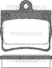 Bromsklossar bak från TRISCAN