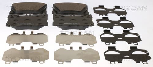 Bromsklossar fram från TRISCAN