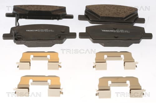 Bromsklossar fram från TRISCAN