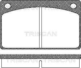 Bromsklossar fram — Framaxel från TRISCAN