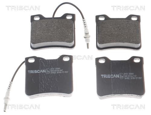 Bromsklossar bak från TRISCAN