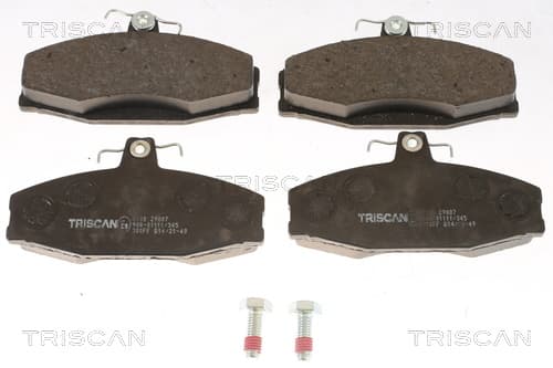 Bromsklossar fram från TRISCAN