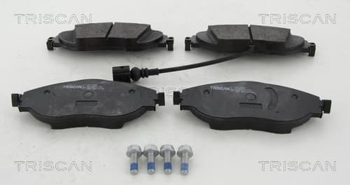 Bromsklossar fram från TRISCAN