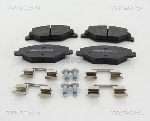 Bromsklossar fram från TRISCAN