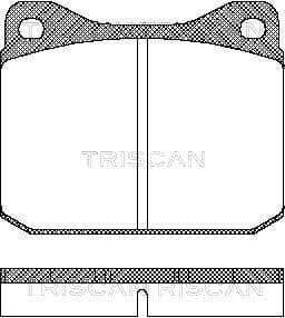 Bromsklossar fram — Framaxel från TRISCAN