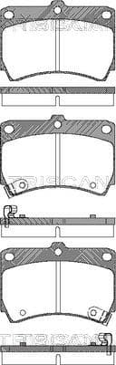 Bromsklossar fram — Framaxel från TRISCAN