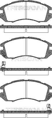 Bromsklossar fram — Framaxel från TRISCAN
