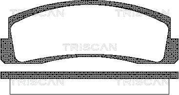 Bromsklossar fram från TRISCAN