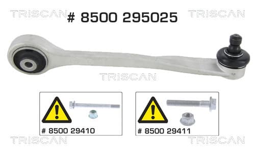 Länkarm övre komplett från TRISCAN