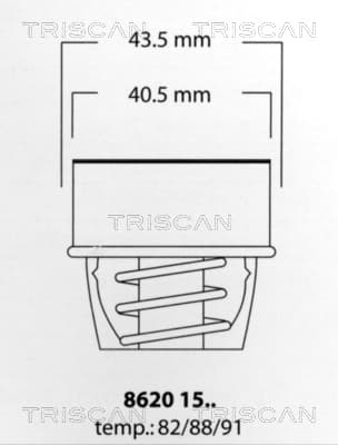 Termostat från TRISCAN