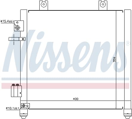 NISSENS 94739 Kondensor, klimatanläggning från NISSENS