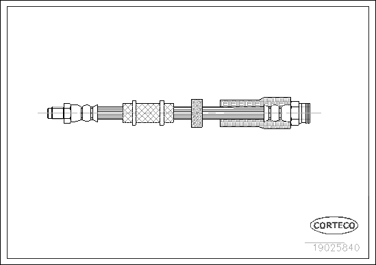 Bromsslang — Framaxel från CORTECO