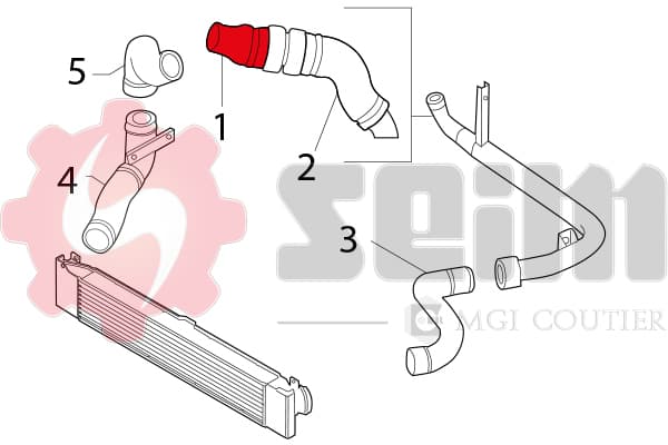 Laddluftslang från SEIM - bild 2