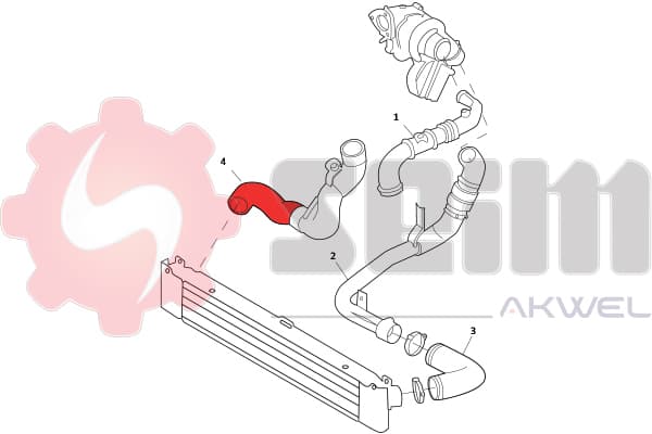 Laddluftslang från SEIM - bild 2