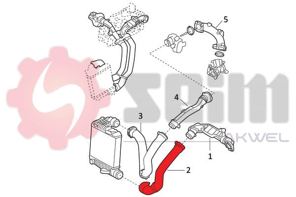 Laddluftslang från SEIM - bild 2