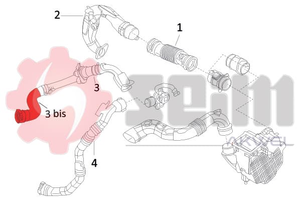 Laddluftslang från SEIM - bild 2