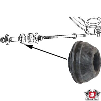 Länkarmsbussning — Framaxel från JP GROUP