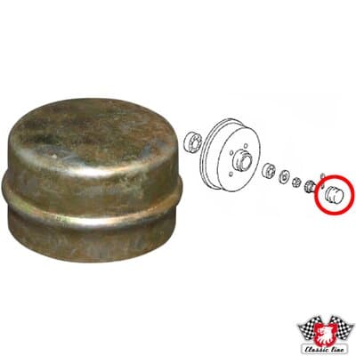 Skyddshätta hjulnav — Bakaxel