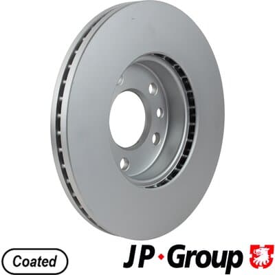 Bromsskiva — Framaxel från JP GROUP - bild 2