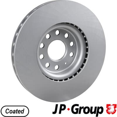 Bromsskiva — Framaxel från JP GROUP - bild 2