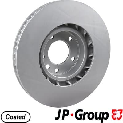 Bromsskiva — Framaxel vänster från JP GROUP - bild 2
