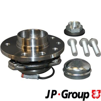 Hjulnav — Framaxel, båda sidor från JP GROUP