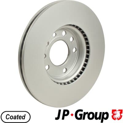 Bromsskiva — Framaxel från JP GROUP - bild 2