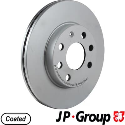 Bromsskiva — Framaxel från JP GROUP