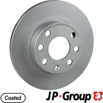 Bromsskiva — Framaxel från JP GROUP