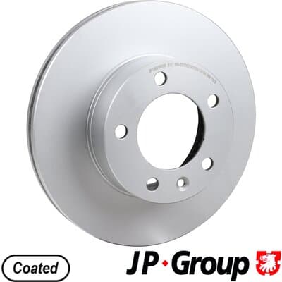 Bromsskiva — Framaxel från JP GROUP