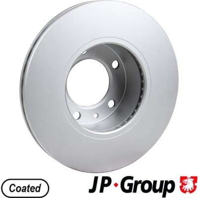 Bromsskiva — Framaxel från JP GROUP - bild 2