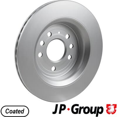 Bromsskiva — Bakaxel från JP GROUP - bild 2