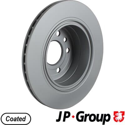 Bromsskiva — Bakaxel från JP GROUP - bild 2